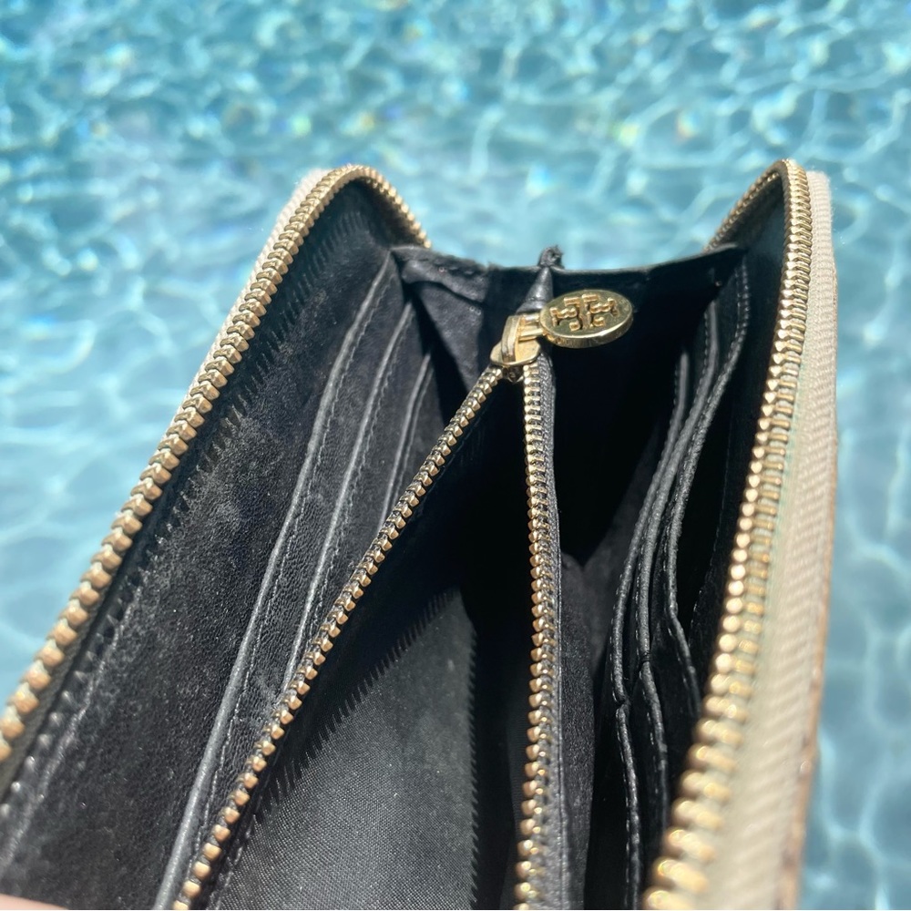 Tory Burch Python Continental Zip Wallet - Picture 6 of 9
